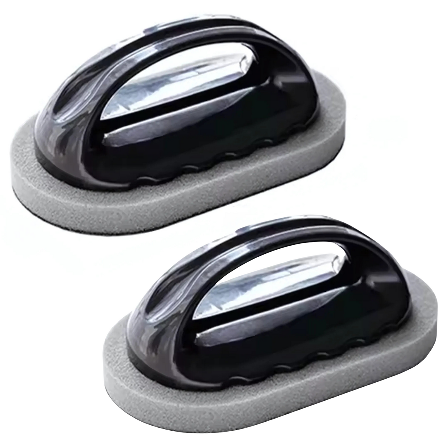 QuickScrub - Pack of 2 Abrasive Sponges with Handle