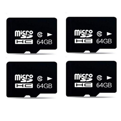 VigilCam - Micro SD-Karte 64 GB + USB Micro SD-Kartenleser