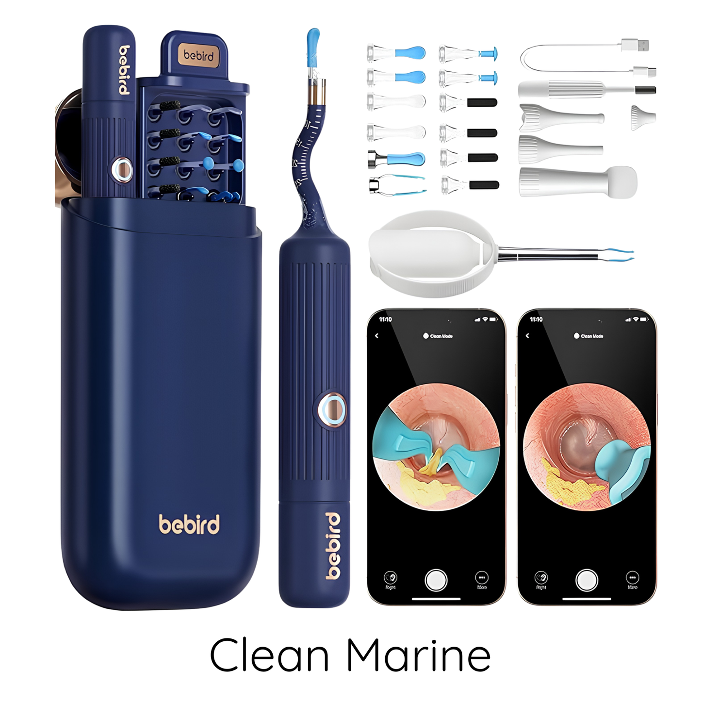 EarVision Pro - Nettoyeur d'oreille intelligent à caméra HD x1